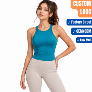 Women's V Neck Sleeveless Tank Top Casual Solid Color Knit Vest Summer <b>Blouse</b> - Product Image 1