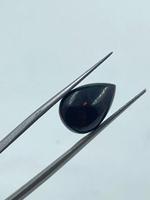 Opale de feu naturelle noire de haute qualité, taille poire, pierre libre, 3,82 carats, 10x14,40 MM, R.K. GEMS & JEWELLERY BR pour la fabrication de bijoux
