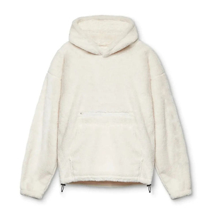 <b>Men's</b> <b>Sherpa</b> Fleece Pullover <b>Hoodie</b> Casual Winter Sweatshirt Breathable Design Custom Wholesale Apparel - Product Image 2