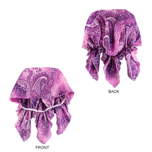 Turban pré-noué en satin pour femme, nouveau motif cachemire, bandeau musulman, foulard doux et souple, bonnet chimio, bandeau pour la tête, bandana - Product Image 4