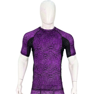Custom Sublimation Designs Rash Guard Whole Sales High Quality BJJ and MMA Rash Guard <b>Jiu</b> <b>Jitsu</b> Rash Guard Men's <b>T</b>-<b>Shirts</b> - Product Image 1