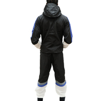 Ensemble de survêtement décontracté pour homme, personnalisé, hiver, à capuche, couleur unie, écologique, respirant, coupe-vent, veste et pantalon, imperméable, vêtements techniques 3D 100%