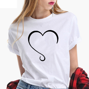เสื้อยืดผู้หญิงสไตล์สตรีทแวร์ ลายกราฟิกวินเทจ ทรงเข้ารูป ผ้าฝ้ายลำลอง ใส่สบาย ไม่ยับ แฟชั่นฤดูใบไม้ผลิ - Product Image 4
