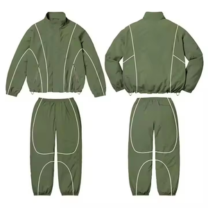 Veste coupe-vent pour homme, en toile légère, imperméable, avec logo personnalisé, vêtements de sport OEM, fournisseur en gros, rose, bleu - Product Image 4