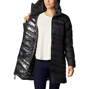 Abrigo de Cuero Largo para Mujer con Cuello Vuelto, Moda 2024, Gabardina Larga de Cuero Genuino Teñido Liso - Product Image 3