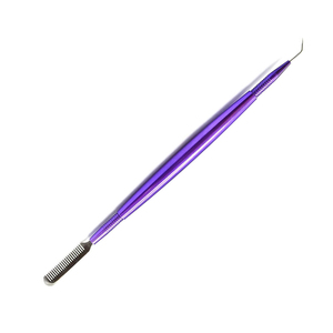 Peine Separador Profesional Morado para Lifting de Pestañas, Herramienta de Doble Punta para Permanente y Lifting de Pestañas, Aislador para Extensiones de Pestañas, Fabricación Profesional - Product Image 3