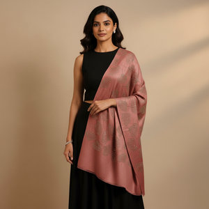 Elegant Merino <b>Wool</b> Stoles for Women Designer Winter <b>Wool</b> <b>Wrap</b> Soft Warm Scarf Swarovski Crystals Traditional Scarves Shawls - Product Image 5