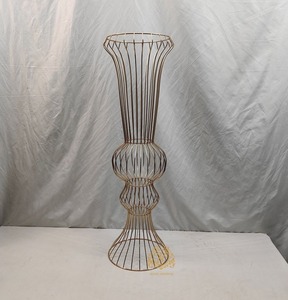 Vase décoratif en fer doré de luxe 2026, fait main, style européen, pour la maison, le bureau, le salon, décoration de sol, nouvelle arrivée - Product Image 4