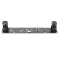Module de caméra USB binoculaire synchrone 4MP 1080P 30 FPS avec mise au point fixe, reconstruction 3D, vision stéréo VR et mesure de distance