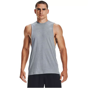 Débardeur de sport sans coutures à ourlet souple avec découpes profondes aux emmanchures – Meilleurs débardeurs de musculation pour hommes - Product Image 5