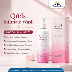 Nettoyant intime Quds Phytoderma pour l'hygiène féminine, soin quotidien doux et équilibré au pH - Product Image 2