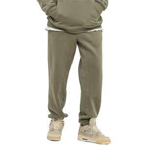 Pantalones Jogger de Algodón para Hombre, Estilo Baggy, Corte Recto, Cintura Elástica Media, con Logotipo Personalizado, Servicio OEM, Estilo Casual - Product Image 2