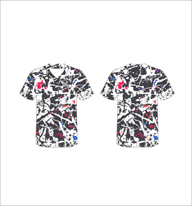 Custom Desert Camo Baseball Jersey Sublimation Button Up Team Uniform Moisture Wicking <b>Athletic</b> Shirt OEM ODM - Product Image 5
