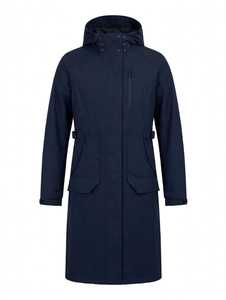 Impermeable Personalizado con Capucha Larga de PU, Chaqueta para Montar a Caballo, Ropa de Trabajo para Exteriores, Capucha Desmontable, Bolsillos Delanteros, Modelo PK - Product Image 1