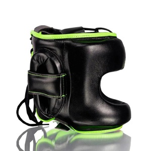 Kit Profesional de Boxeo con Guantes de Cuero Vacuno con Cierre de Velcro, Protector Facial Completo y Protector Inguinal para Entrenamiento de Sparring - Product Image 5