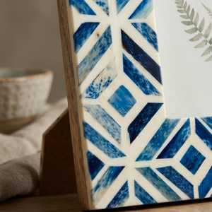Marco de Fotos Hecho a Mano con Incrustaciones de Resina y Hueso de Primera Calidad, Diseño de Mosaico Único, Decorativo para Sala de Estar, Dormitorio u Oficina - Product Image 2