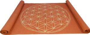 Alfombra de Yoga de Algodón Ecológica con Base de Caucho Natural para Entrenamiento en Casa o Gimnasio - Product Image 3