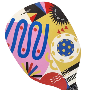 <b>Wooden</b> Pickleball Paddle with Rough Surface Sealing for Squash <b>Balls</b> - Product Image 4