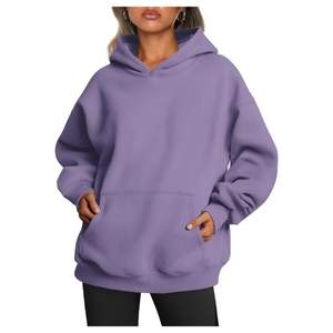 Sudadera con Capucha de Forro Polar para Mujer, Invierno 2025, 100% Poliéster, Sudadera con Logotipo Personalizado OEM ODM, Ropa Deportiva de Moda Urbana - Product Image 5