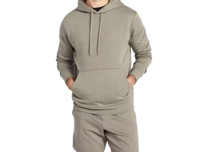 Men's Hooded Sweatshirt Unisex 100% Cotton Fleece Oversized Pocket Heavy Hoodie Wholesale High Quality Casual High Collar Autumn - Product Image 5