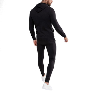 Nuevo Diseño 2026, Conjunto Deportivo de 2 Piezas Personalizado para Hombre, Sudadera con Capucha y Cremallera Completa - Product Image 2