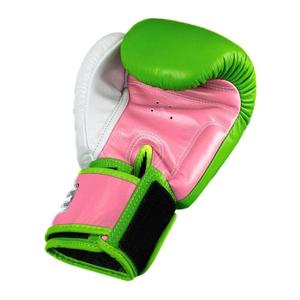 Gants de boxe Muay Thai Twins en cuir de vachette premium avec logo personnalisé, pour Sanda et MMA, avec poignées intégrales, légers, fermeture auto-agrippante - Product Image 5