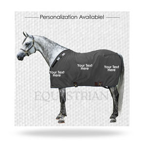 Horse Fleece Rug Customized Equestrian <b>Cooler</b> Rug with <b>Neck</b> Cover for Training Transport and Stable Use - Product Image 5