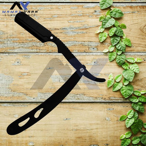 Navaja de Barbero Profesional Tradicional de Hoja Recta - Shavette de Alta Calidad para Salón, Afeitado Preciso - Product Image 3