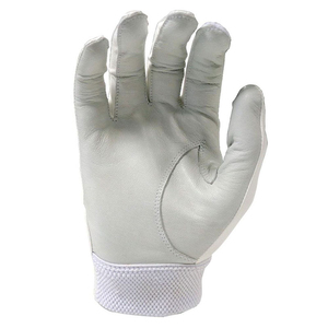 Men Baseball Batting <b>Gloves</b> Leather Ergonomic Fit Flexible Spandex Palm Padding Adjustable Strap <b>Moisture</b> Resistant Durable Grip - Product Image 3