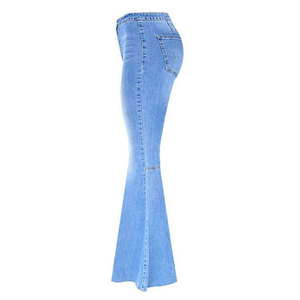 Jeans pour femmes à coupe moderne, prix de gros, respirants et tendance, logo personnalisé disponible - Product Image 4