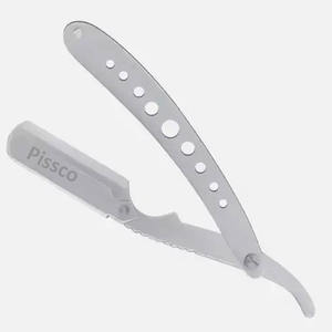 Navaja de afeitar de doble filo para barbería, cuchilla de peluquero para cortar y entresacar el cabello, soporte para cuchillos de salón de belleza, navaja plegable para barba. - Product Image 6