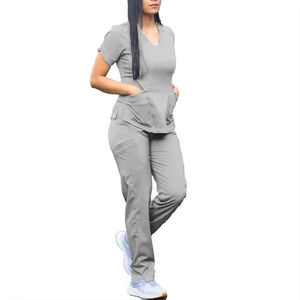 Leggings de Uniforme Médico de Cintura Alta, Uniformes Clínicos, Uniforme de Enfermera, Pantalones de Uniforme Personalizados con Logotipo - Product Image 2
