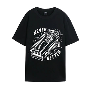 <b>Black</b> Color Men's T-Shirts Summer Clothing Wear Short Sleeve Tees Top Male Relaxed Fit O-Neck <b>TShirt</b> For Men - Product Image 2