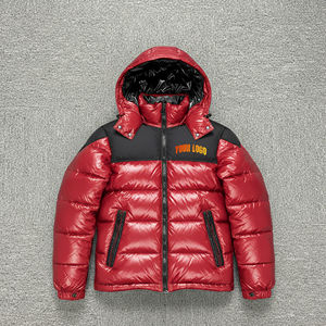 Chaqueta Bomber de Invierno con Capucha, Resistente al Viento, de Primera Calidad, para Hombre, con Cierre, Dos Tonos, Impermeable, Transpirable, de Poliéster/Algodón - Product Image 1