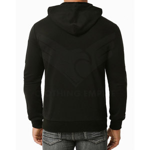 Sweats à capuche uni en coton et molleton personnalisés pour hommes Meilleur produit fabriqué au Pakistan Sweats à capuche à prix réduit pour hommes printemps et automne - Product Image 4