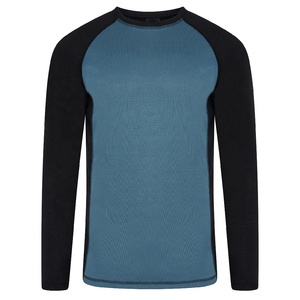 Vêtements de sport pour hommes, sous-vêtements de compression à manches longues, à blocs de couleur, séchage rapide, vêtements de sport, gym, course à pied - Product Image 4
