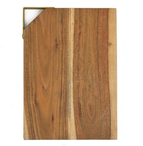 Planche à découper rectangulaire avec boucle de suspension, surface épaisse et durable pour une découpe facile, un service pratique et une utilisation quotidienne en cuisine - Product Image 4