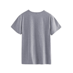 Camiseta de Cuello Redondo de Algodón y Felpa para Mujer, Manga Corta, Verano, Formal, Transpirable, Ecológica, Moderna, Diseño Personalizado, Premium - Product Image 2