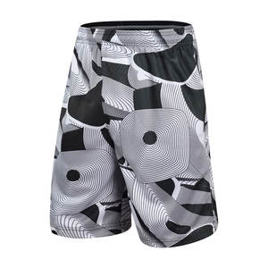 Pantalones Cortos de Baloncesto para Hombre, Diseño Deportivo, 100% Poliéster, Transpirables, de Secado Rápido, Cintura Alta, Hechos a Medida, Venta al Por Mayor - Product Image 1