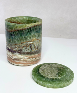 Soporte de Piedra de Ónix Aurora, Ónix Negro Natural, Base Decorativa de Cristal para Decoración del Hogar, Oficina, Escritorio, Regalo - Product Image 2