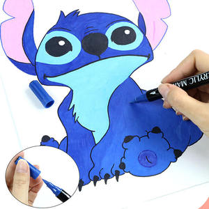 <span class=keywords><strong>Rotuladores</strong></span> de Pintura Acrílica de Doble Punta, Juego de Pinceles Finos y Flexibles, 12, 24, 36 Colores <span class=keywords><strong>para</strong></span> Pintar sobre Roca - Product Image 4