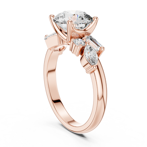 High Quality 925 Sterling Silver Moissanite <b>Diamond</b> <b>Ring</b> Custom Bridal Jewelry Factory Wholesale Manufacturer - Product Image 3