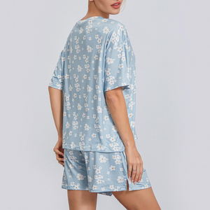 Nouvel ensemble décontracté 2 pièces pour femme, haute qualité, 100 % polyester respirant et écologique, short et haut d'été à la cheville – Vente chaude - Product Image 4