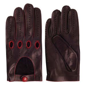 Gants de vélo en cuir longueur poignet, respirants, non doublés, style décontracté pour usage quotidien, sport, fête, été, automne - Product Image 5