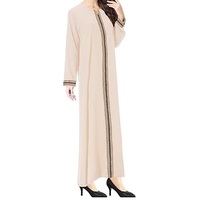 Robes Abaya pour femmes, Hijab, couleur unie, élégantes, mode musulmane, col carré, décontractées, amples, plissées, longueur au sol, Burqa, style arabe, respirantes