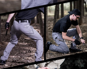 Pantalones Cargo Tácticos para Hombre, con Múltiples Bolsillos, para Trabajo, Senderismo, Invierno, Color Negro, Corte Automatizado - Product Image 6