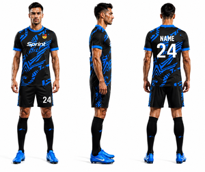 OEM Digital Print Wholesale Soccer Jersey Uniform Custom Set Adults Football Tracksuit Breathable Quick Dry Spandex/Polyester - Product Image 6