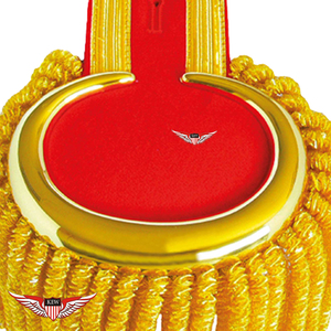 KEW Epaulettes de Hombro Bordados a Mano con Flecos Dorados, Estilo Vintage Ecológico, Estilo General de Mariscal, Par, Estilo Reglamentario - Product Image 3