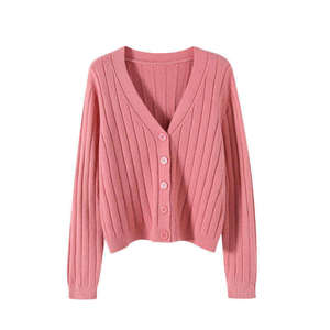 Autumn Winter Women's High Quality Oversized <b>Cardigan</b> <b>Sweater</b> For Loose FIt V-Neck Breathable Trendy Design <b>Cardigan</b> <b>Sweater</b> - Product Image 3