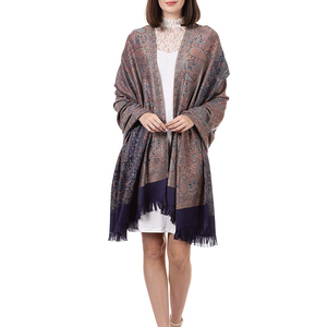 Best Selling All Seasons Unique Design Embroidered Velvet Cotton Breathable Durable Men's Shawl Thick Soft Customizable High - Product Image 3